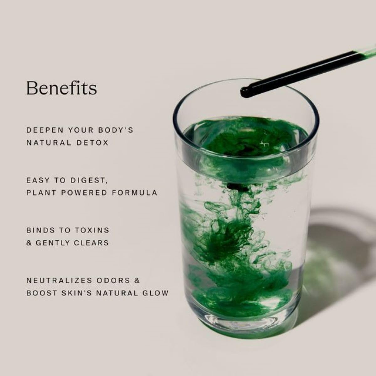 HigherDOSE Detox Drops - Liquid Chlorophyll Water Drops to Support Daily Detox & Boost Skin's Natural Glow - Plant Powered Formula with Milk Thistle, Beetroot Juice, Magnesium & Minerals (2 oz)