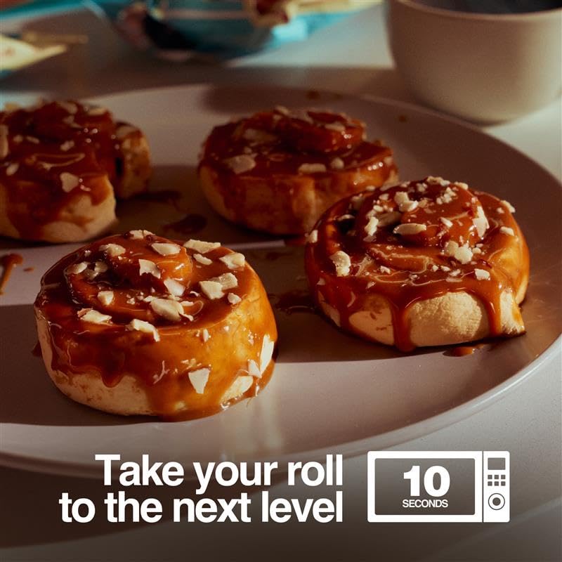 Legendary Foods 22g Protein Sweet Roll – Premium High Protein Snack Cakes, Low Carb Meal Replacement, Gluten Free & Keto Friendly Rolls, No Added Sugar, Diabetic Friendly – 10-Pack