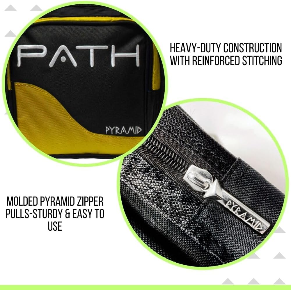 Pyramid Path Pro Deluxe Single Bowling Ball Tote - Holds One Ball, One Pair Shoes Up to Mens 15