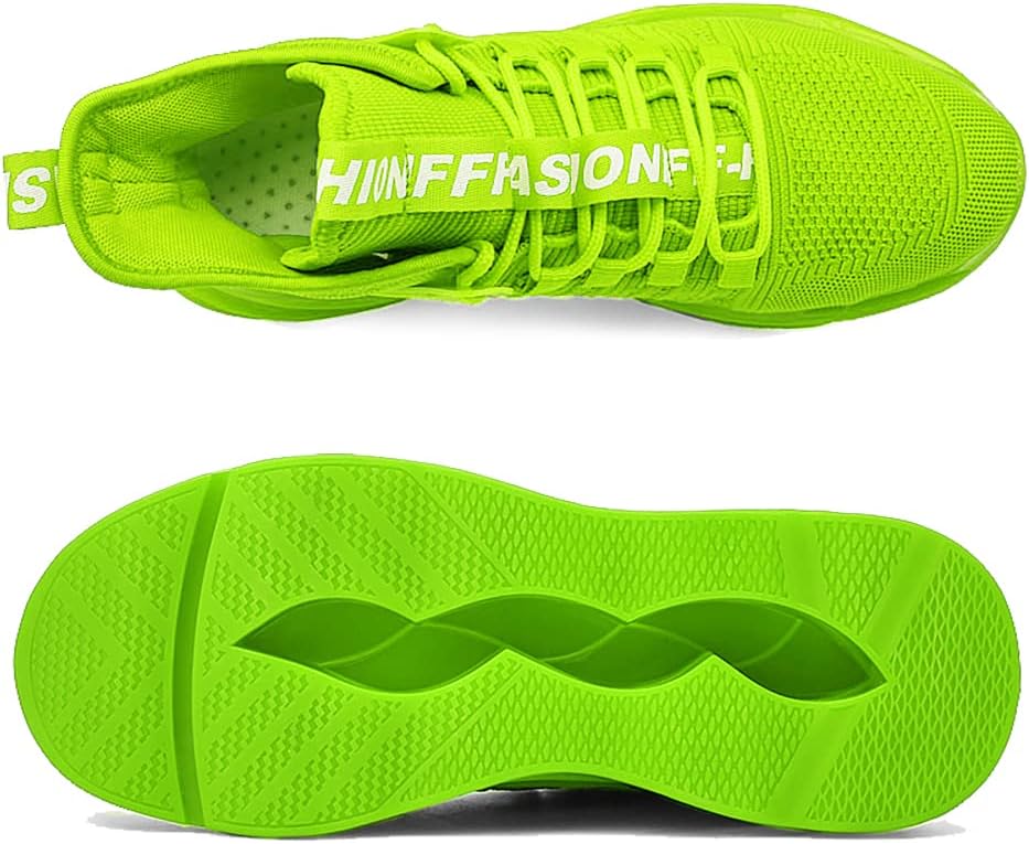 Hello MrLin Men's Running Shoes Non Slip Athletic Tennis Walking Blade Type Sneakers Hip Hop