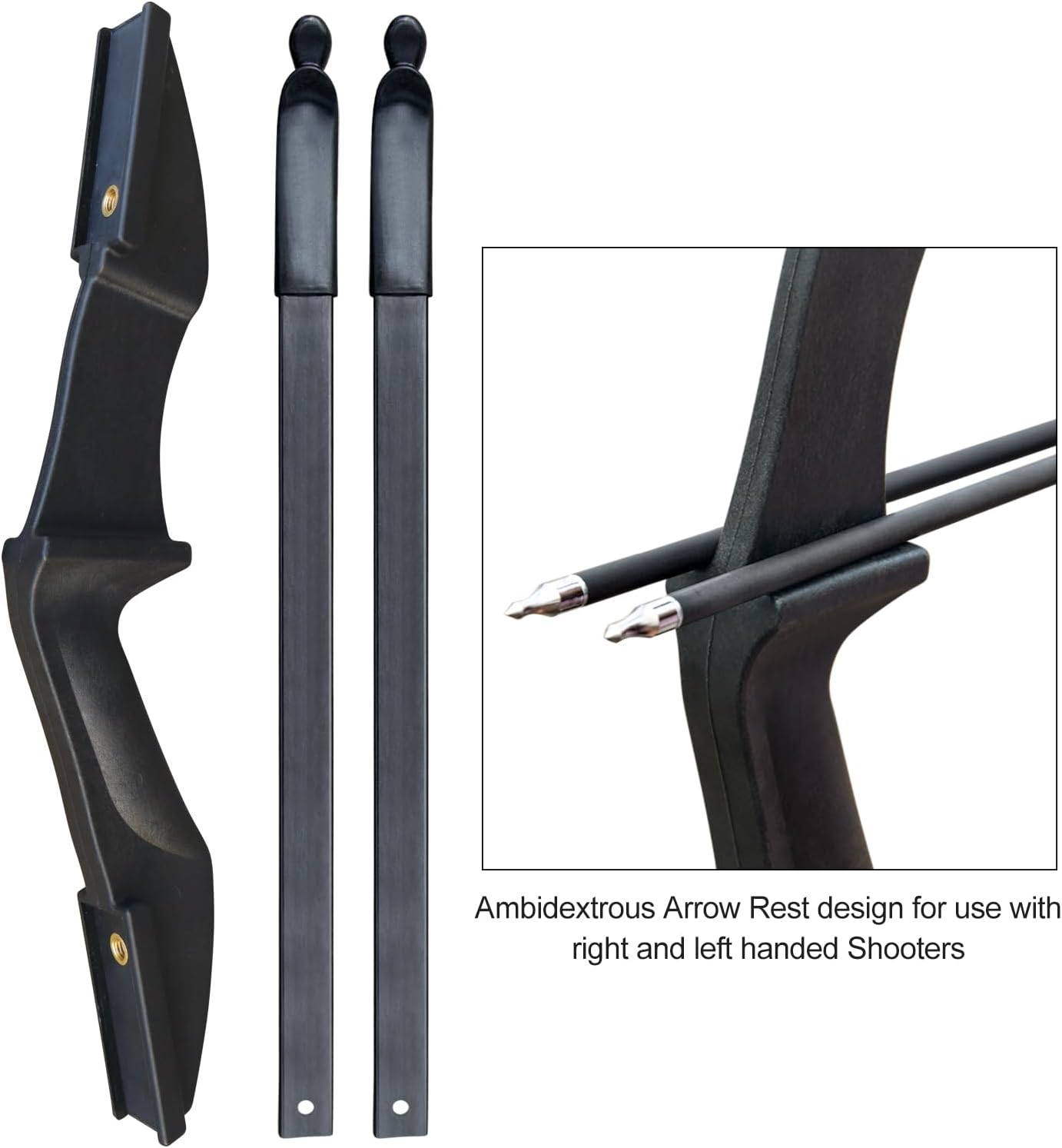 D&Q Archery Bow and Arrow Set for Adults Beginner Teenagers Youth, Takedown Recurve Bow 20lbs 30lbs 40lbs Left and Right Handed Bow, Recurve Bow Set for Outdoor Target Practice