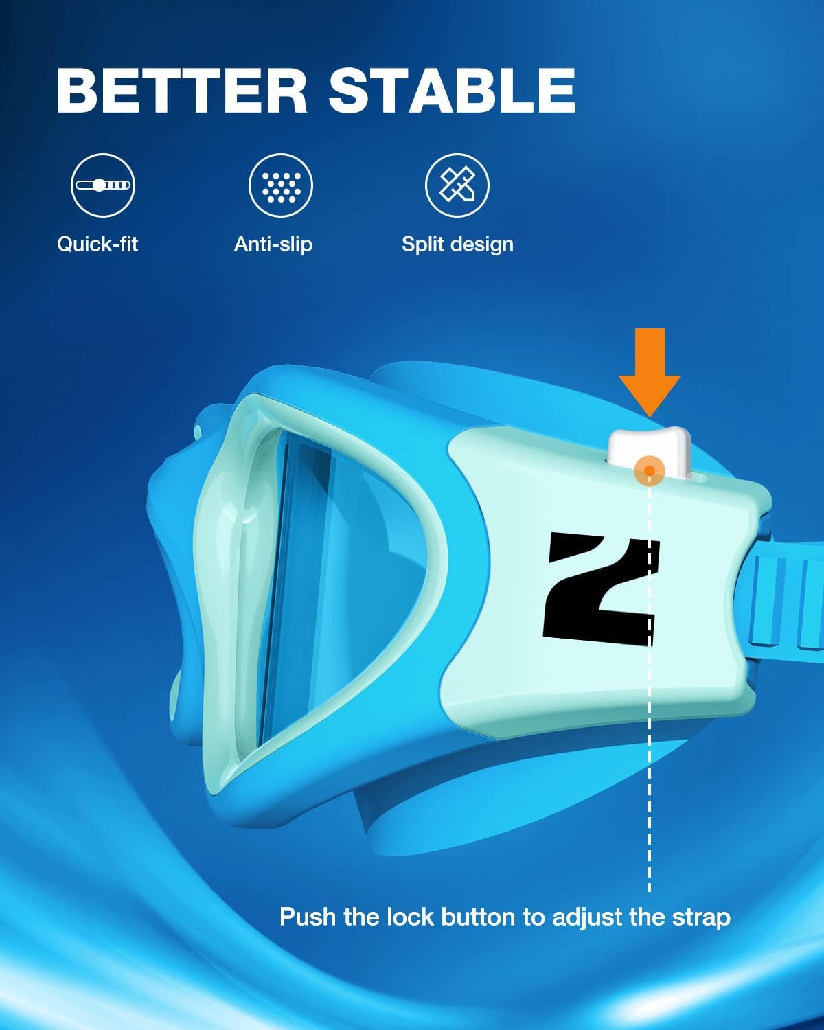 ZIONOR Swim Goggles, G1 SE Swimming Goggles Anti-fog for Adult Men Women