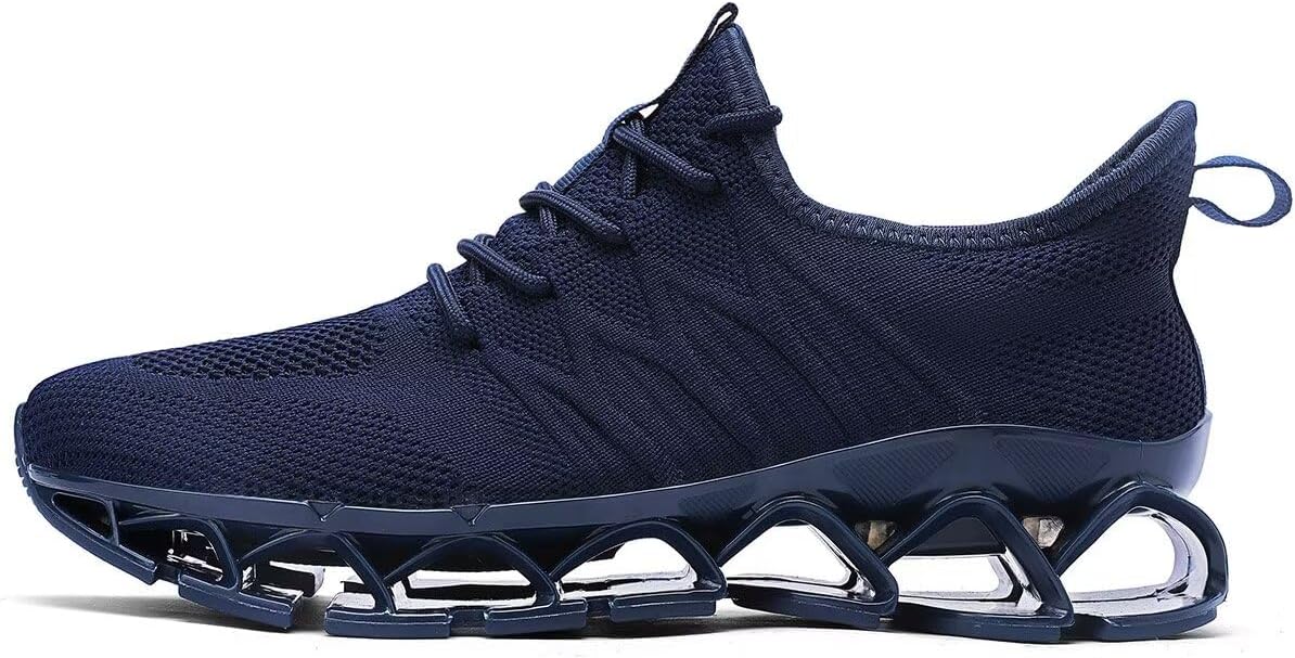 Mens Slip on Walking Running Shoes Blade Tennis Casual Fashion Sneakers Comfort Non Slip Work Sport Athletic Trainer