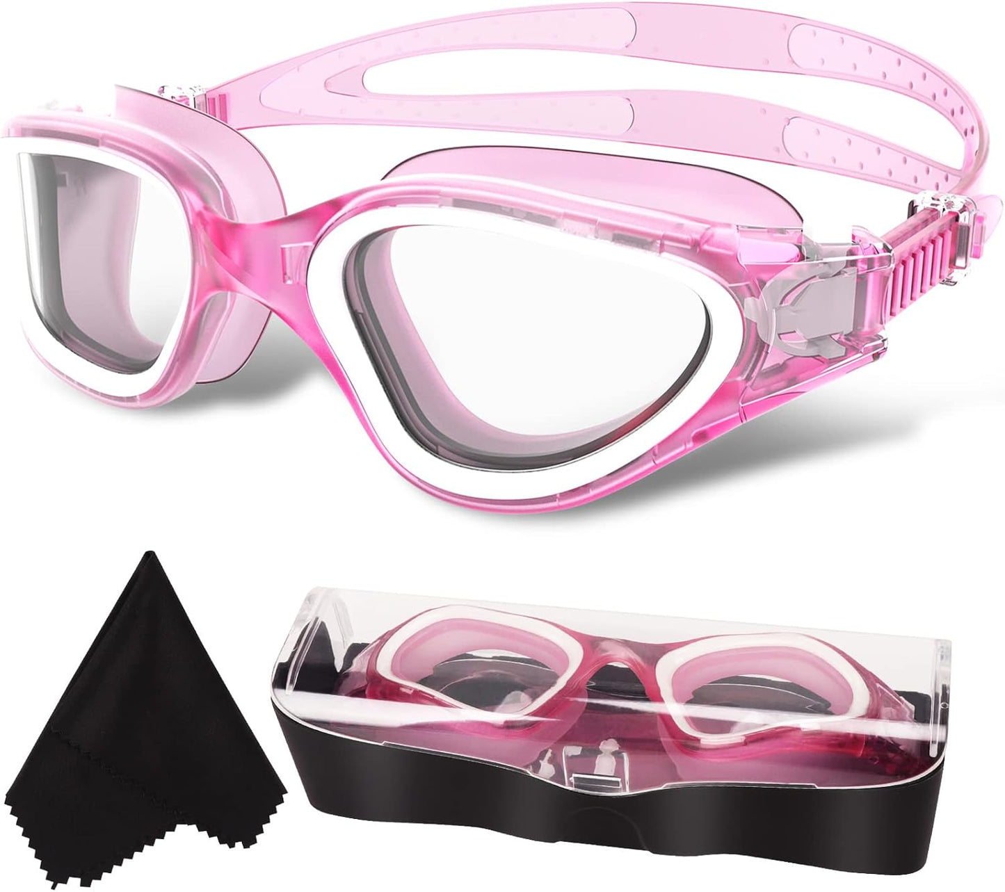 WIN.MAX Polarized Swimming Goggles Swim Pool Goggles Anti Fog Anti UV No Leakage Clear Vision for Men Women Adults Teenagers