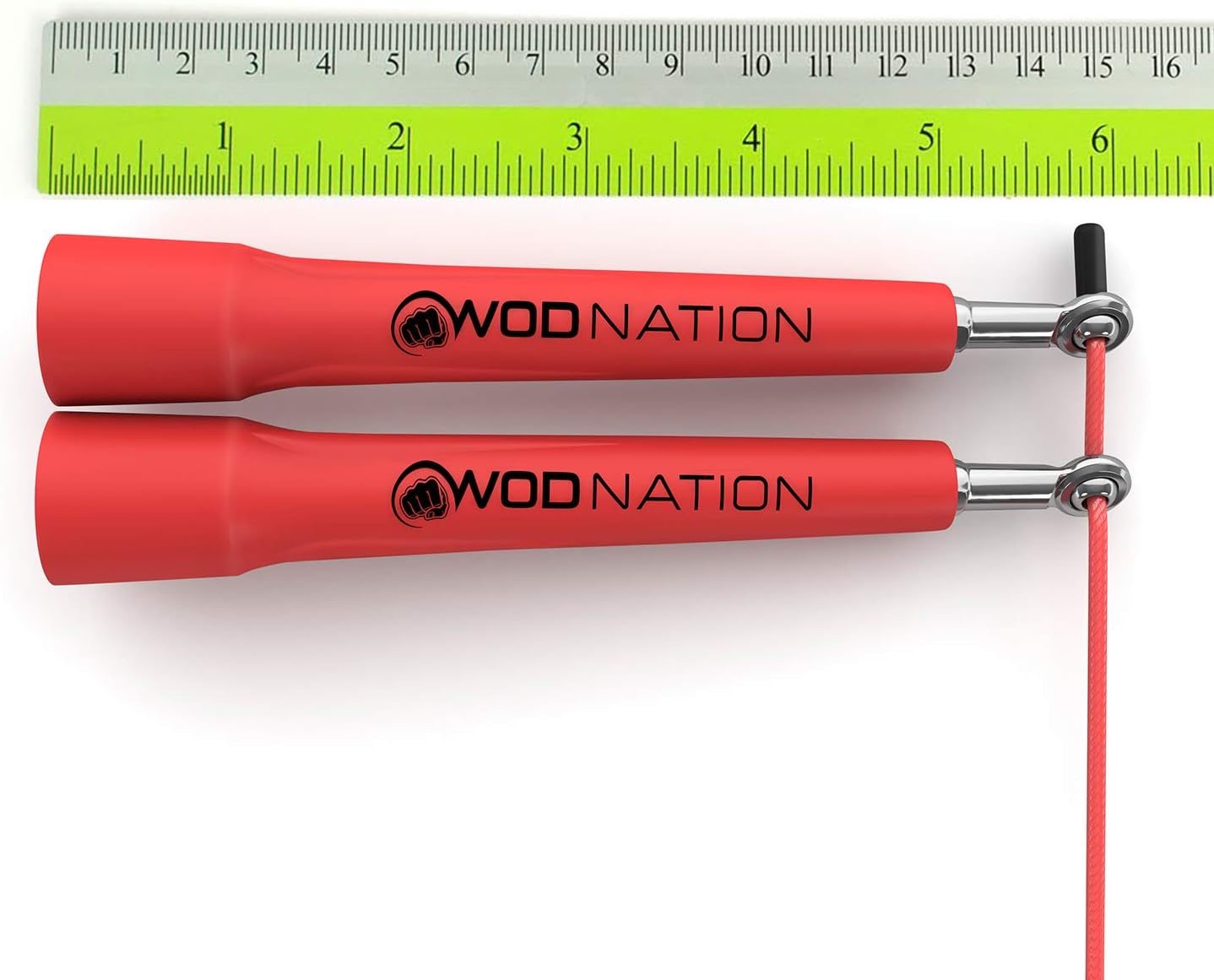 WOD Nation Adjustable Speed Jump Rope For Men, Women & Children - Blazing Fast Fitness Skipping Rope Perfect for Boxing, MMA, Endurance