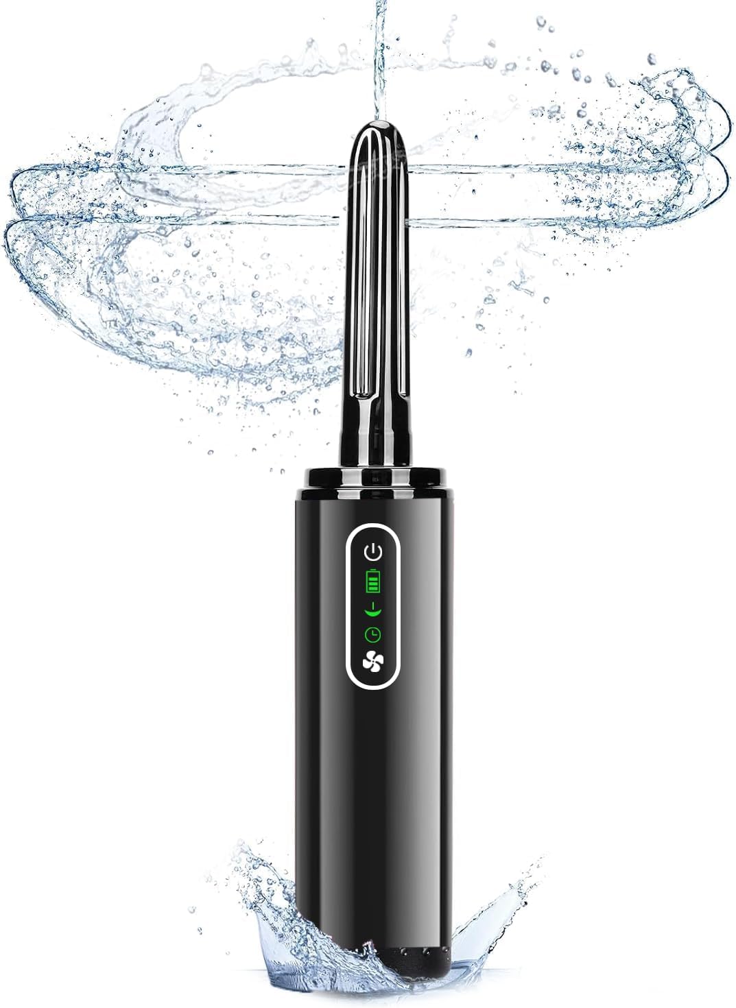 Upgrade Enema Anal Douche , Waterproof Touch Control, Enemas-Douches for Men & Women Colon Cleanse, Shower Enema Bulb-Bottles Kit, Electric Rotating Nozzle, Pressure Spray, Two Douching Modes