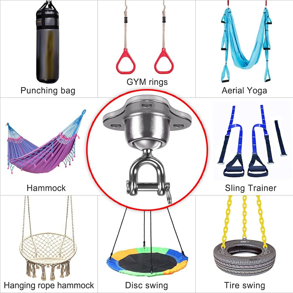 SELEWARE Boxing Punching Bag Hanger, Heavy Bag Hanger Bracket for Heavy Bag Boxing Muay Thai Training Hardware