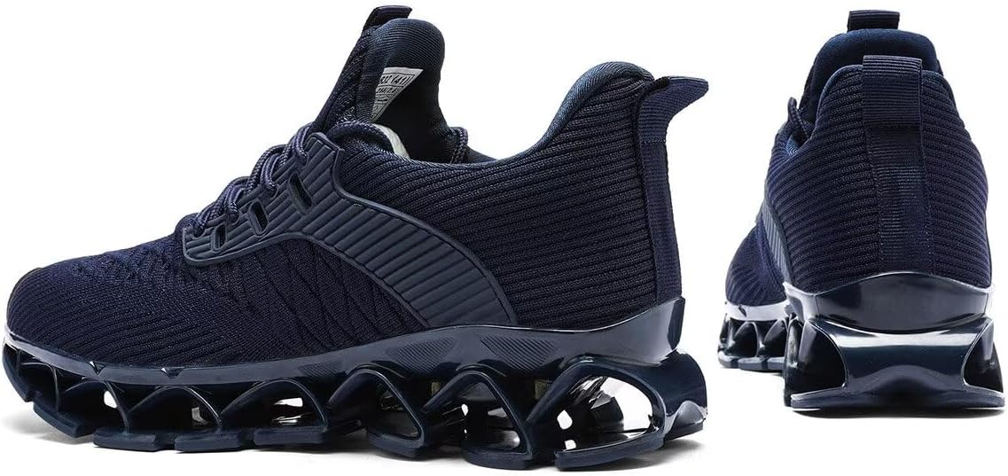 Mens Slip on Walking Running Shoes Blade Tennis Casual Fashion Sneakers Comfort Non Slip Work Sport Athletic Trainer