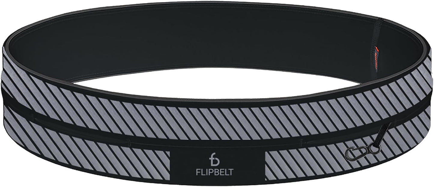 FlipBelt Classic Running Belt, Running Fanny Pack for Women and Men, USA Company
