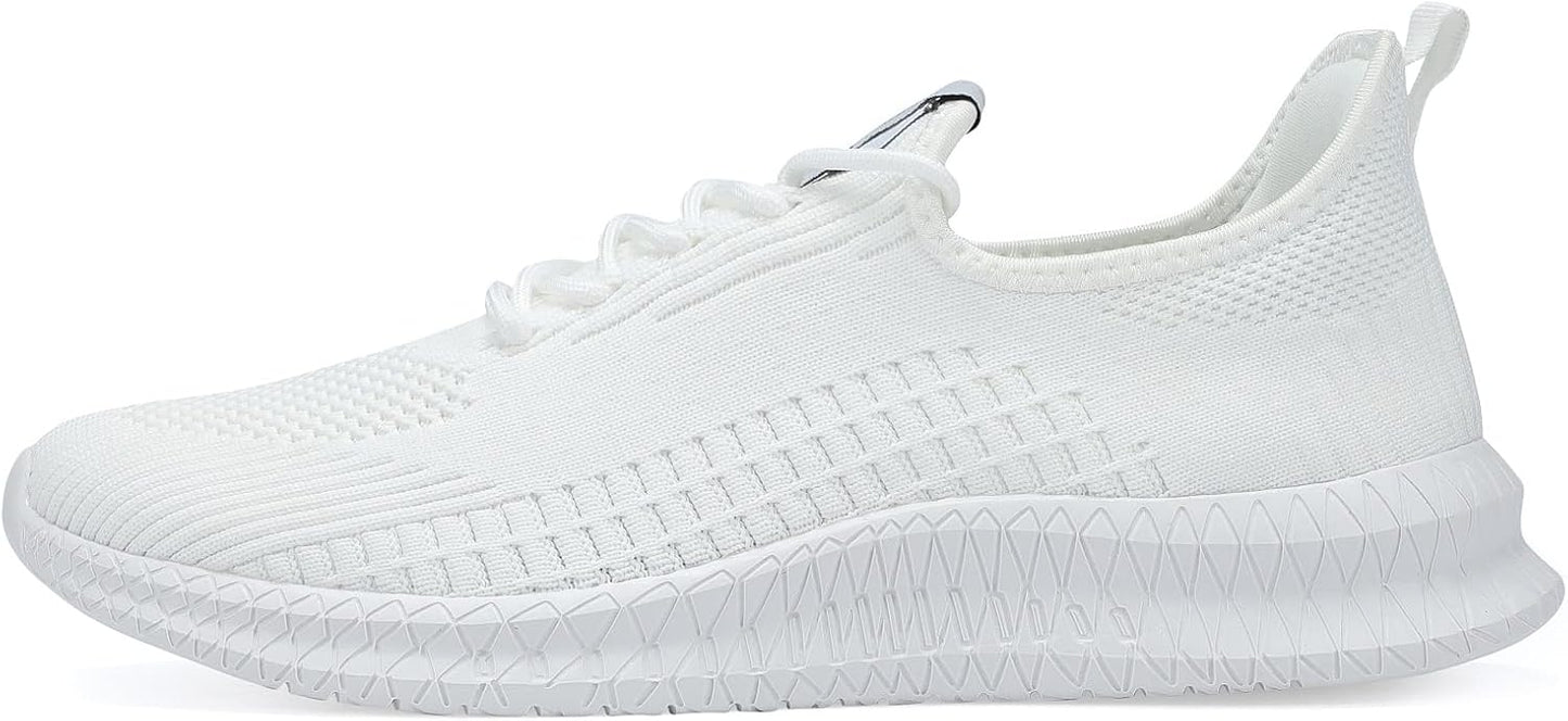 LCGJR Men's Running Shoes Ultra Lightweight Breathable Comfortable Walking Shoes Casual Fashion Sneakers Mesh Workout Shoes