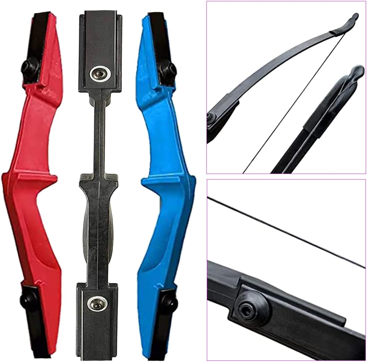 Archery Takedown Recurve Bow and Arrow Set Left/Rght Hand Longbow Kit Beginner Outdoor Hunting Shooting Practice 20lb 30lb 40lb