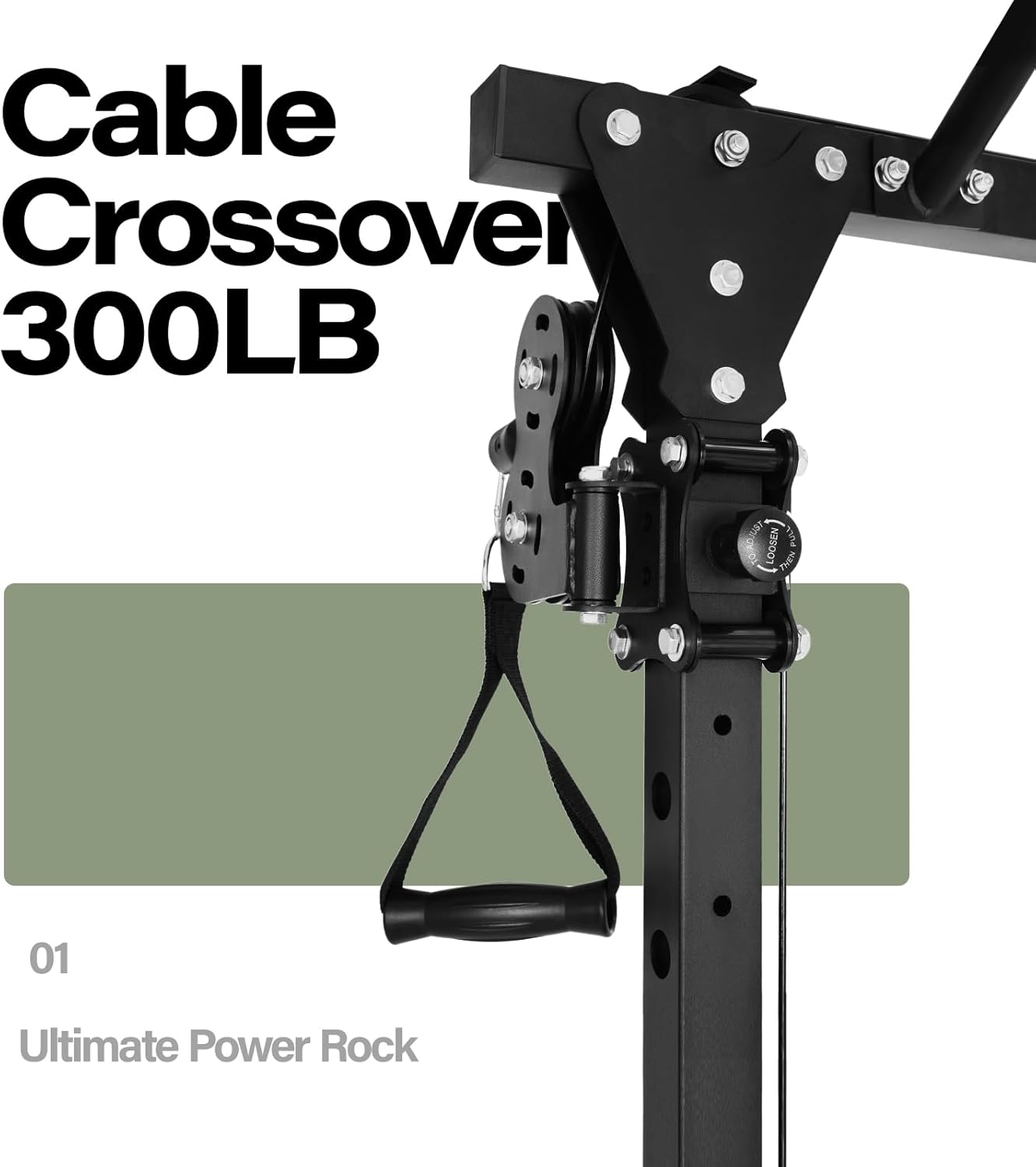 MAJOR FITNESS Drone1 Power Cage - Multi-Function Power Rack for Home Gym, Squat Rack, Cable Crossover System, for Strength Training, Heavy-Duty Steel Construction