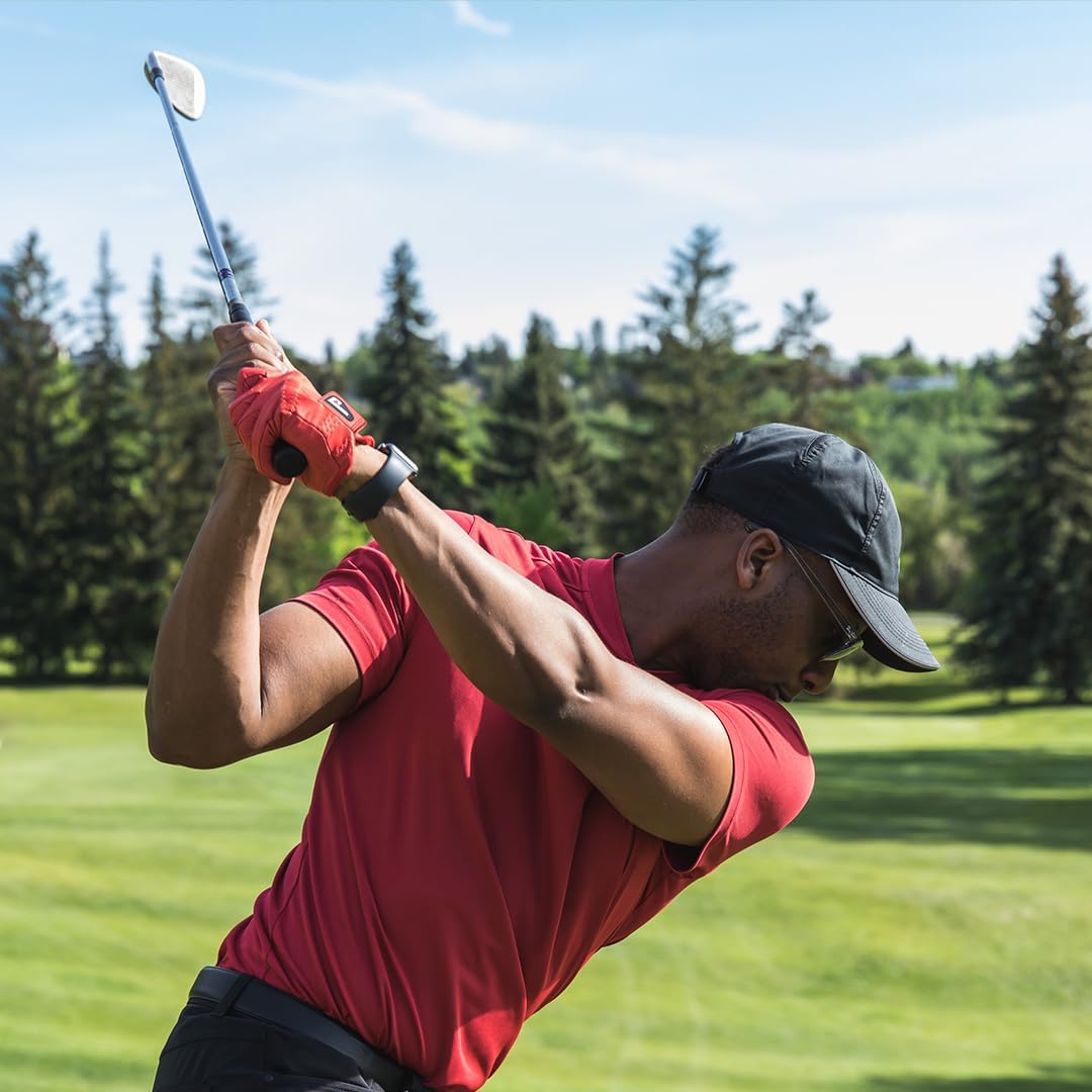 PUR3 Individual - Cabretta Leather Men's Golf Glove, Ultra Soft, with Ball Marker for Right Hand and Left Hand Golfers