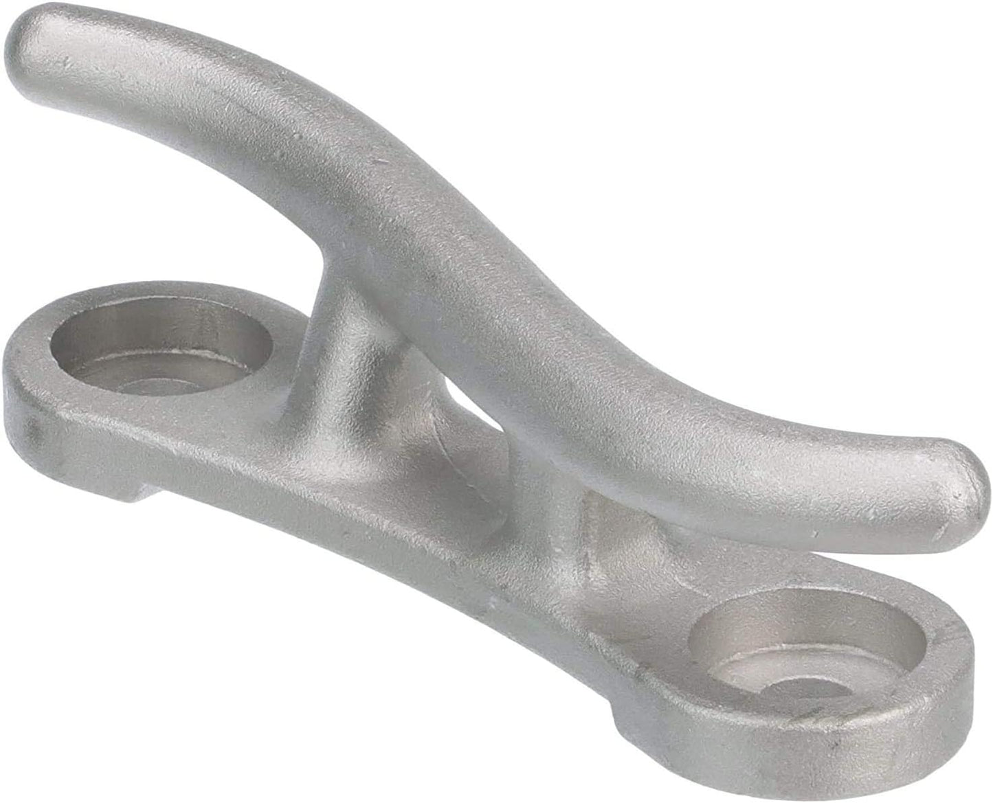 MarineNow Premium Cast Aluminum S-Style Dock Cleat – 10", 12", or 15" – Corrosion-Resistant Mooring Cleats with Recessed Mounting Holes – Choose 1, 2, 4, 6, 10, or 50 Pack for Boats, Docks & Marinas