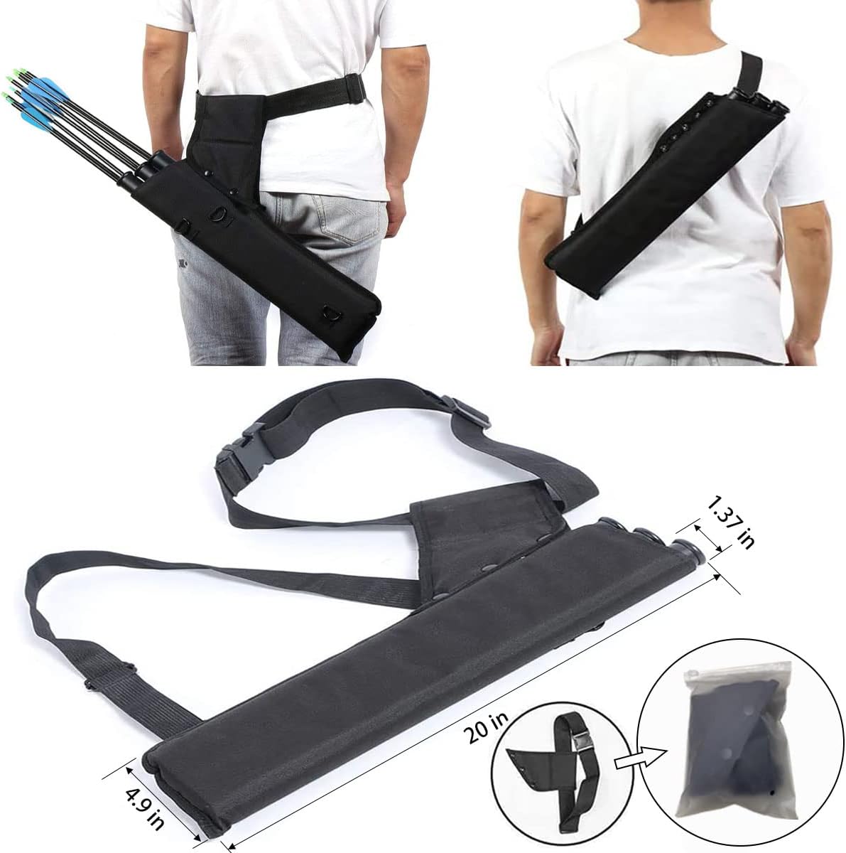 Archery 60" Recurve Bow and Arrows Set for Adults Right Hand Longbow kit Wooden Competition Hunting Shooting Training Outdoor Practice 30-60lb