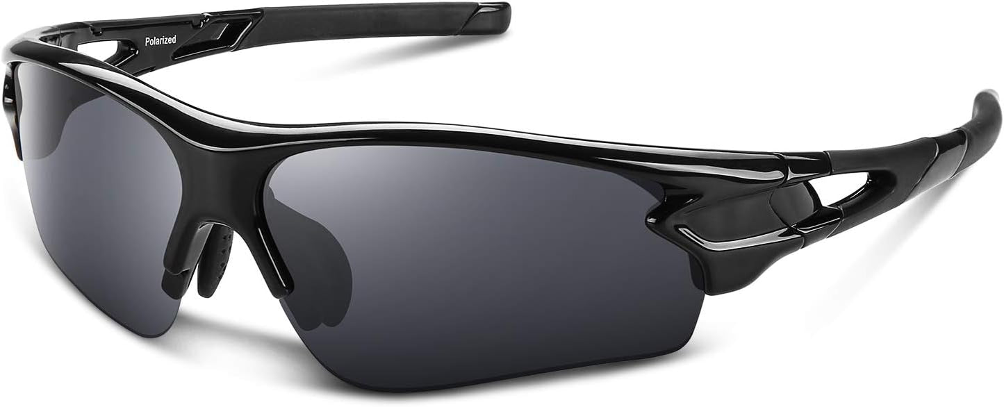 BEACOOL Polarized Sports Sunglasses for Men Women Youth Baseball Fishing Cycling Running Golf Motorcycle Tac Glasses UV400