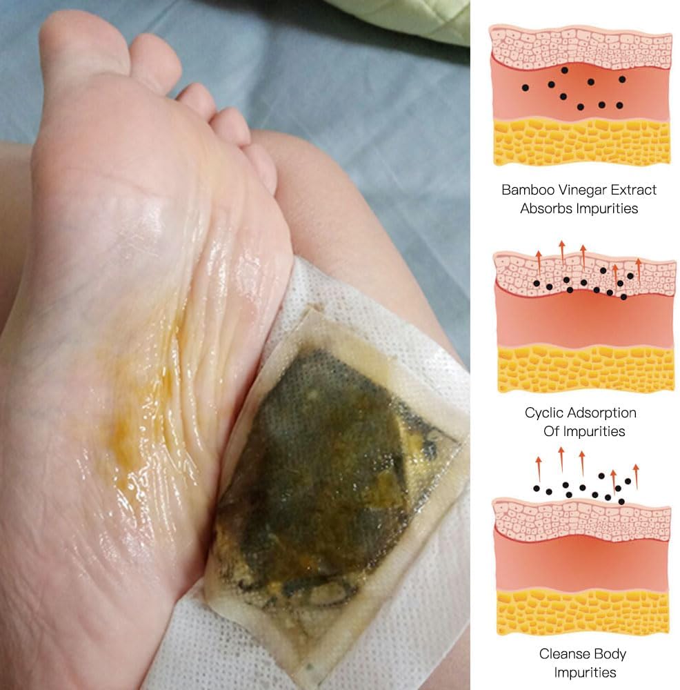 20 PCS Foot Patch,Natural Wormwood Foot Patch,Foot Pad for Foot Care