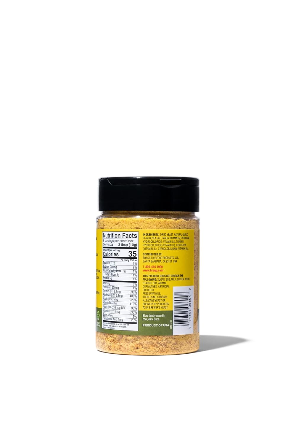 Bragg Nutritional Yeast Seasoning Variety Pack - (2 Pack) 3 oz - Dairy-Free Parmesan Cheese Substitute - Perfect for Salads, Pastas, Popcorn, and More