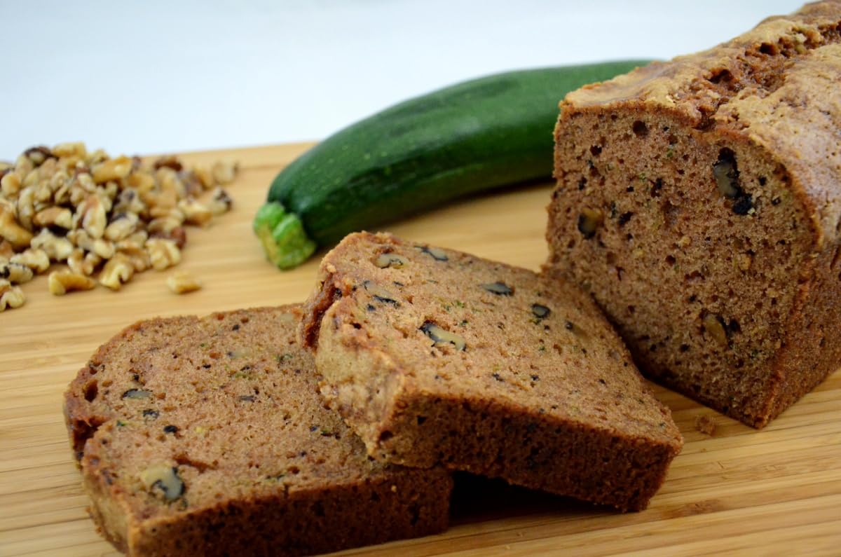 Nadel - NATURALLY DELICIOUS ZUCCHINI CAKE (4 Pack) Sweet Breads & Cakes Slices, Back to School lunch snack, breakfast bar