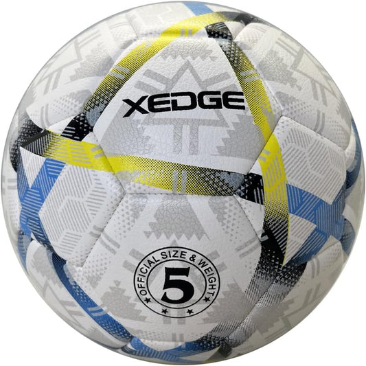 XEDGE Official Size Soccer Ball,Size 5 Training Ball for Girls,Boys,Youth Teenagers,Adults,Machine Stitched for Indoor Outdoor Play