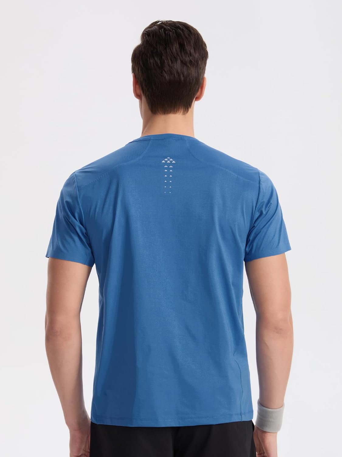 Mens Seamless Workout T-Shirts Lightweight Moisture Wicking Running Hiking Camping Tennis Pickleball Shirts for Men