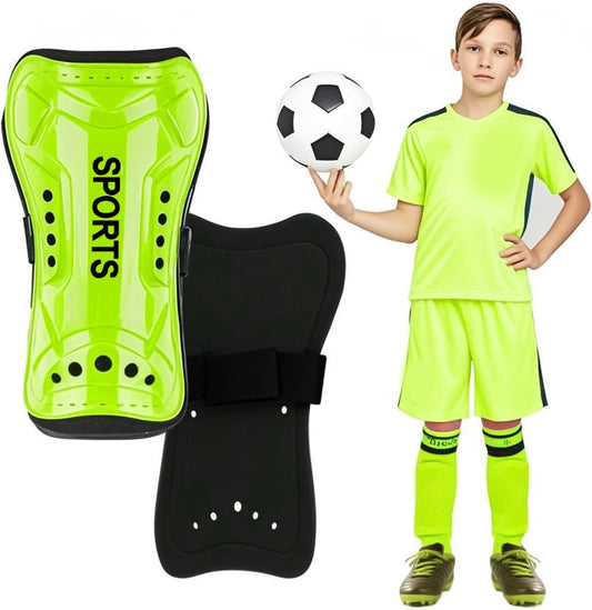 Youth Soccer Shin Guards for Kids Shin Pads Child Calf Protective Gear Protective Soccer Equipment for Boys Girls Children 3-15 Years Old