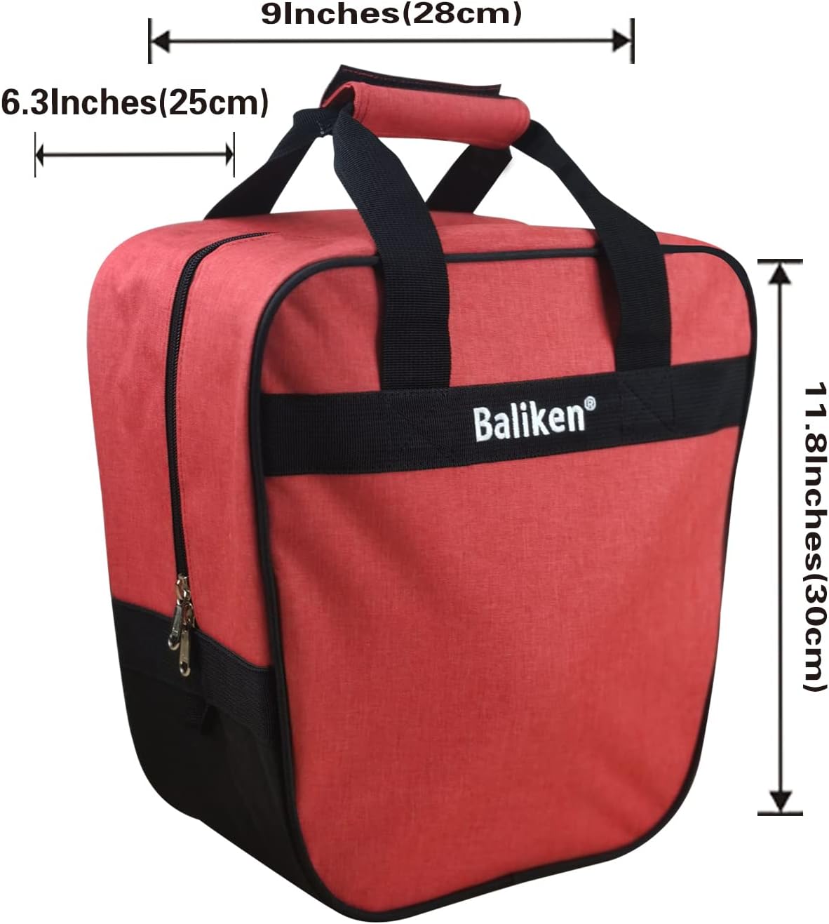 WALIKEN Bowling Single Tote Bag, Durable, Compact, and Stylish Durability Easy to Carry Holds One bowling ball