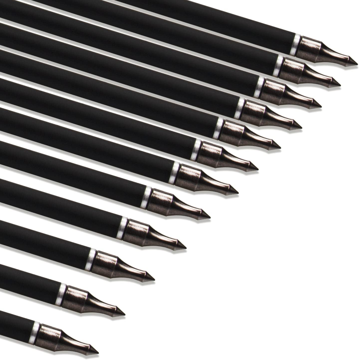 31inch Carbon Arrow Archery Targeting Practice Hunting Arrows for Compound & Recurve Bow with Removable Tips(Pack of 12)