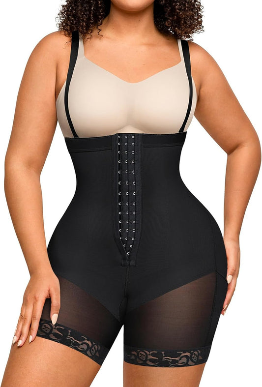 FeelinGirl Faja Body Shaper Tummy Control Shapewear for Women Butt Lifter Post Surgery Fajas Postparto Para Mujer