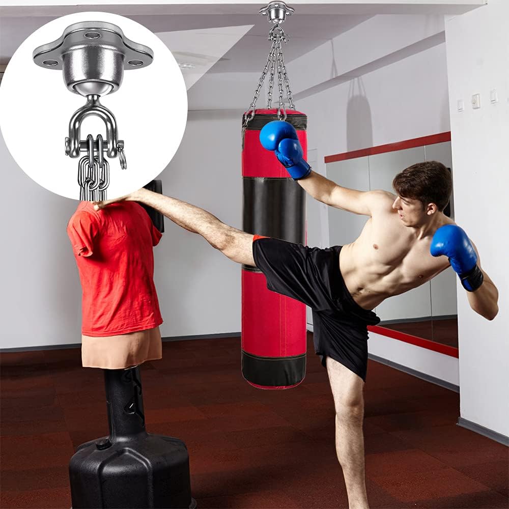 SELEWARE Boxing Punching Bag Hanger, Heavy Bag Hanger Bracket for Heavy Bag Boxing Muay Thai Training Hardware
