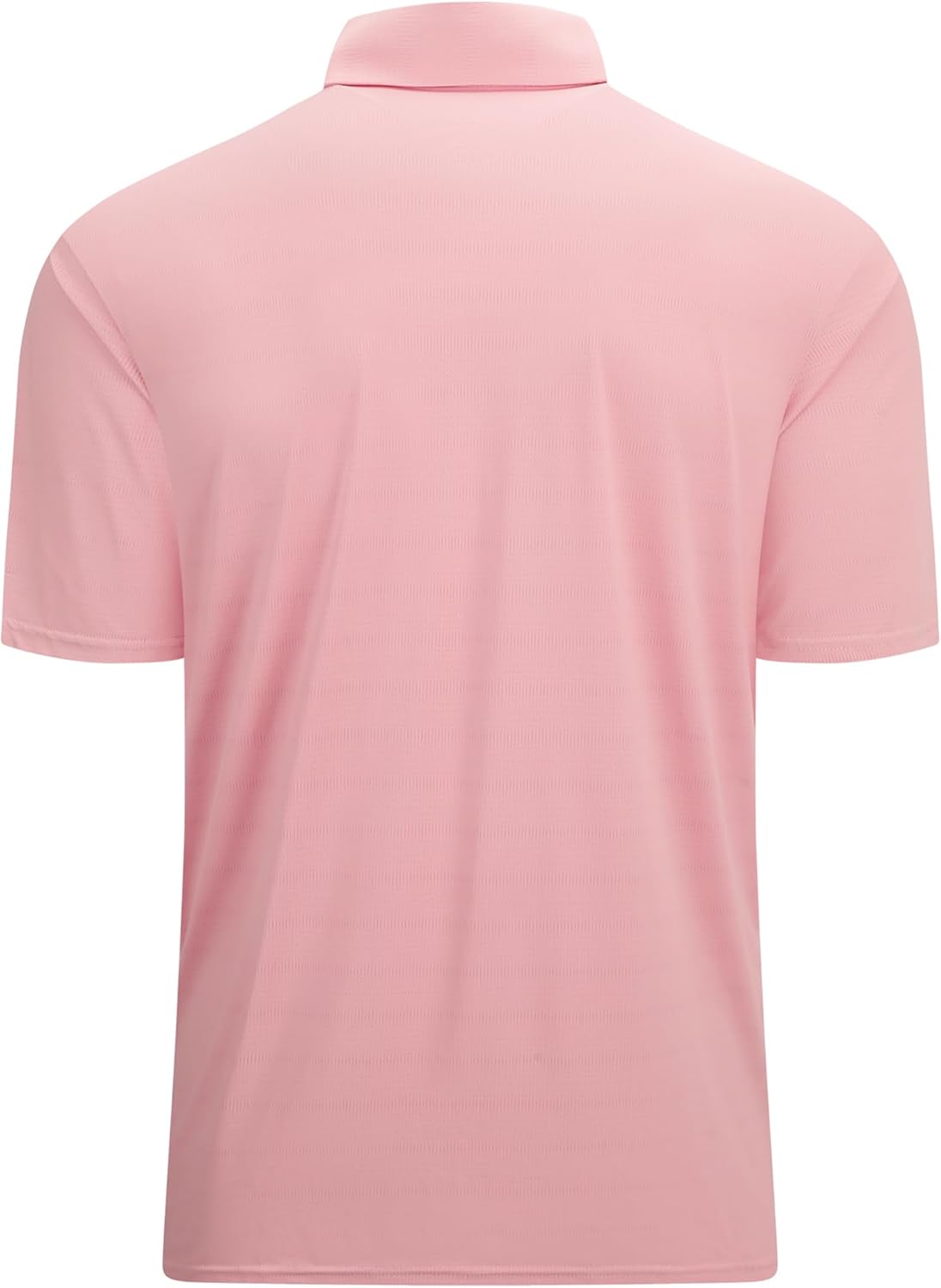 Esabel.C Jacquard Golf Shirts for Men Moisture Wicking Short Sleeve Performance Dry Fit Active Mens Polo Shirts
