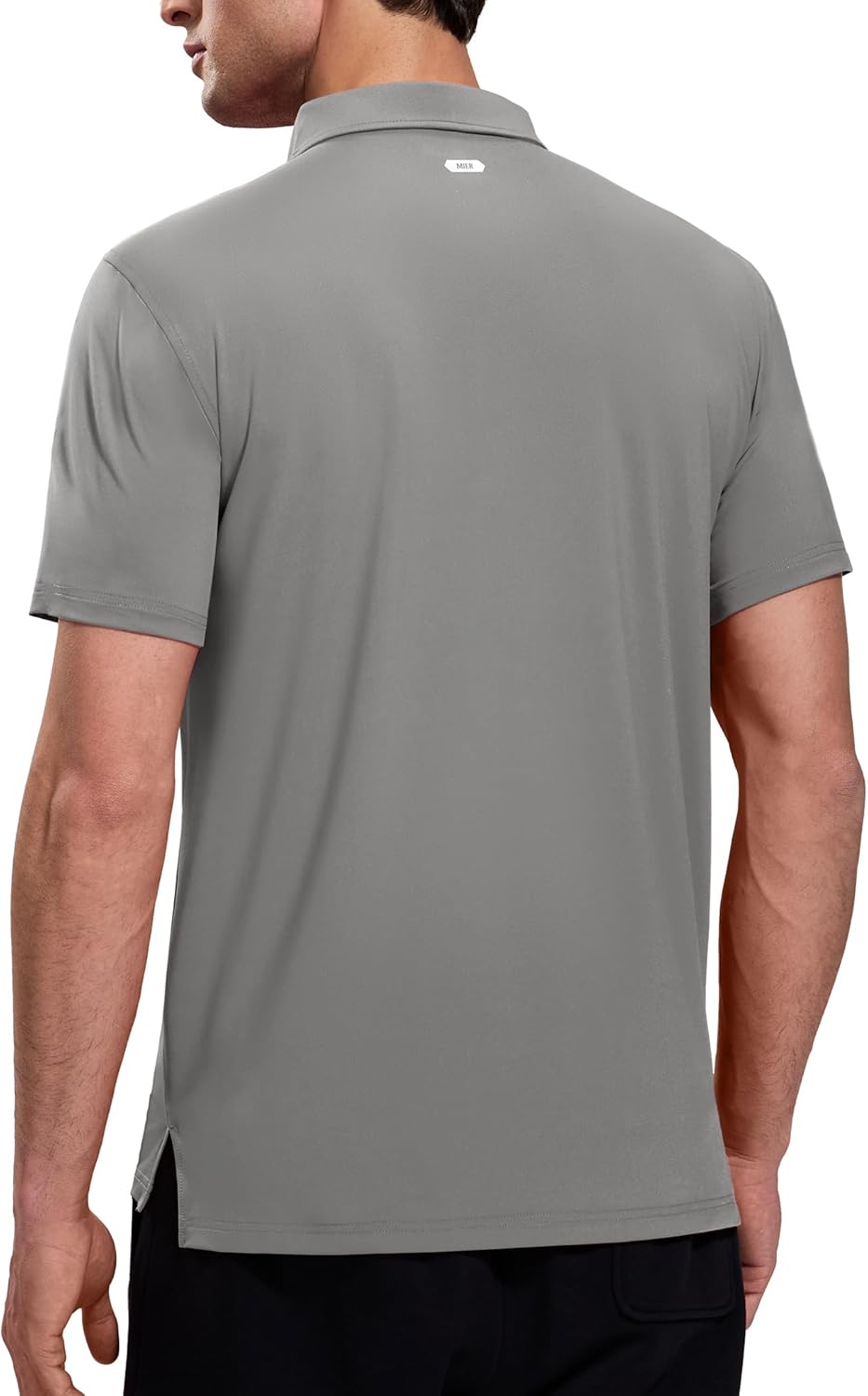 MIER Polo Shirts for Men Short Sleeve Dry Fit Performance Golf Tennis Active Collared Shirts, UPF 50+ Sun Protection