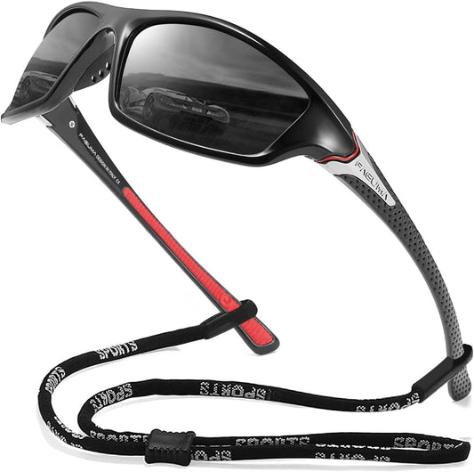 FAGUMA Sports Polarized Sunglasses For Men Cycling Driving Fishing UV400 Protection