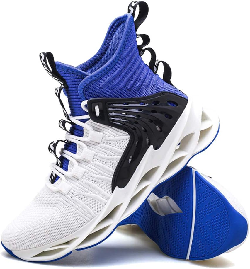 Hello MrLin Men's Running Shoes Non Slip Athletic Tennis Walking Blade Type Sneakers Hip Hop