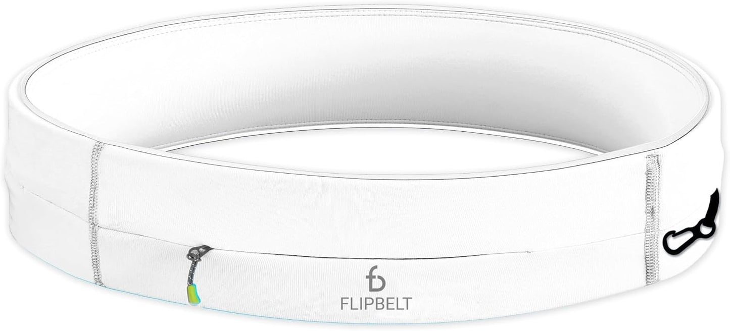 FlipBelt Zipper Running Belt, Waist Pack for Fitness and Running, US Company