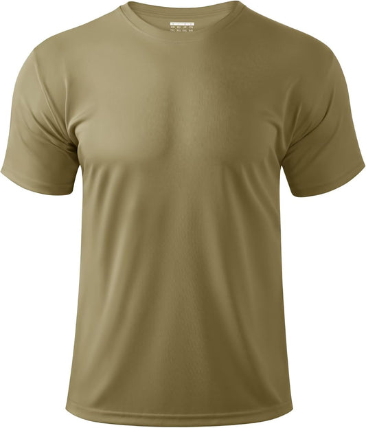 Boladeci Men's Swim Shirt Short Sleeve UPF 50+ Sun Protection SPF UV Moisture Wicking Lightweight Quick Dry Rash Guard