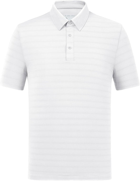 fit space Men’s Performance Golf Polo, Cooling Tennis Shirts, Seamless Stretch, Quick-Dry Short Sleeve with IceSilk Tech