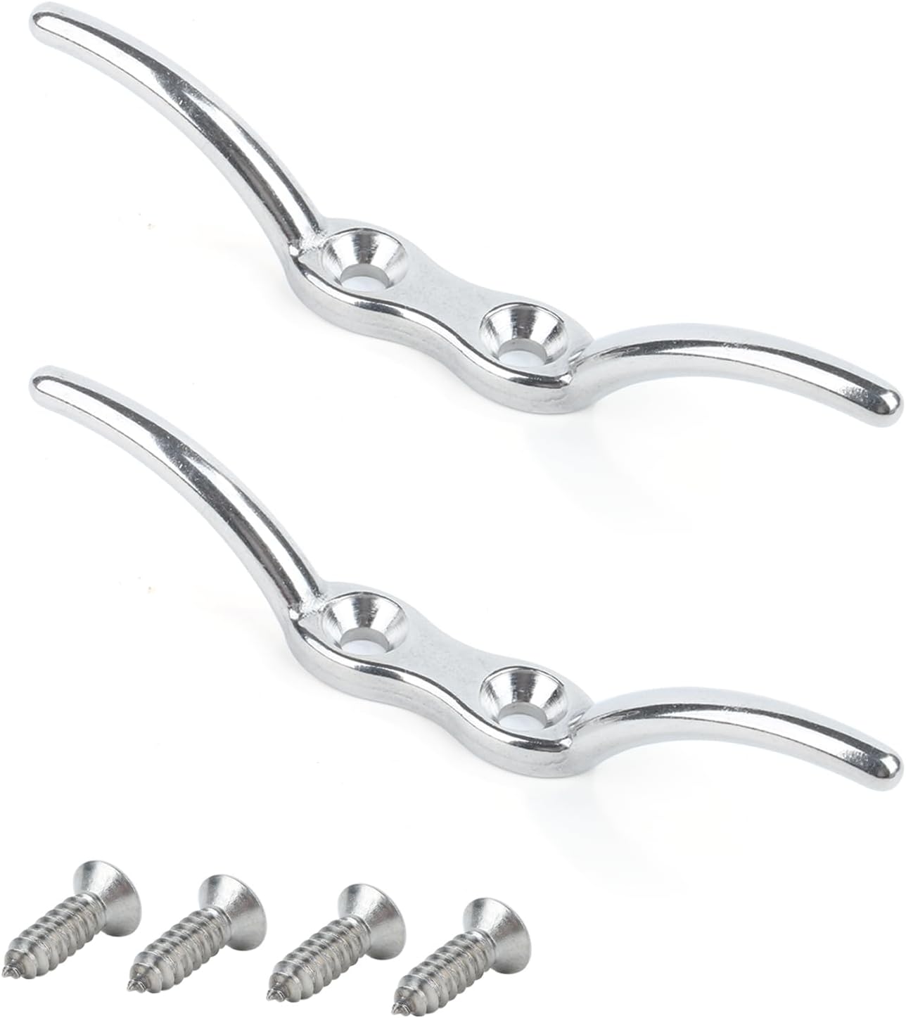 Atibin Deck Hardware Dock Cleats Steel Stainless Kayak Boat Cleat Marine Mooring Heavy Rope Cleat Base