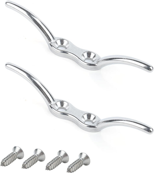 Atibin Deck Hardware Dock Cleats Steel Stainless Kayak Boat Cleat Marine Mooring Heavy Rope Cleat Base