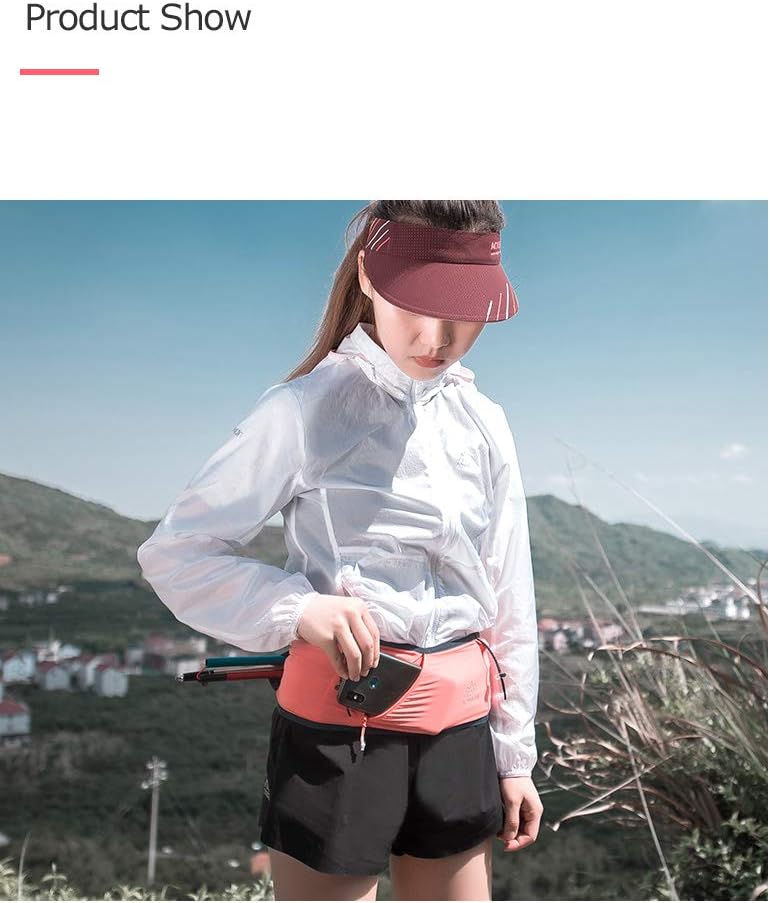 AONIJIE Lovtour Running Belt Waist Pack, Flip Waist Belt,with 250ml Soft Water Bottle Free and Lightweight for Marathon Climbing Jogging Cycling Workout Fitness Mobile Phone Holder