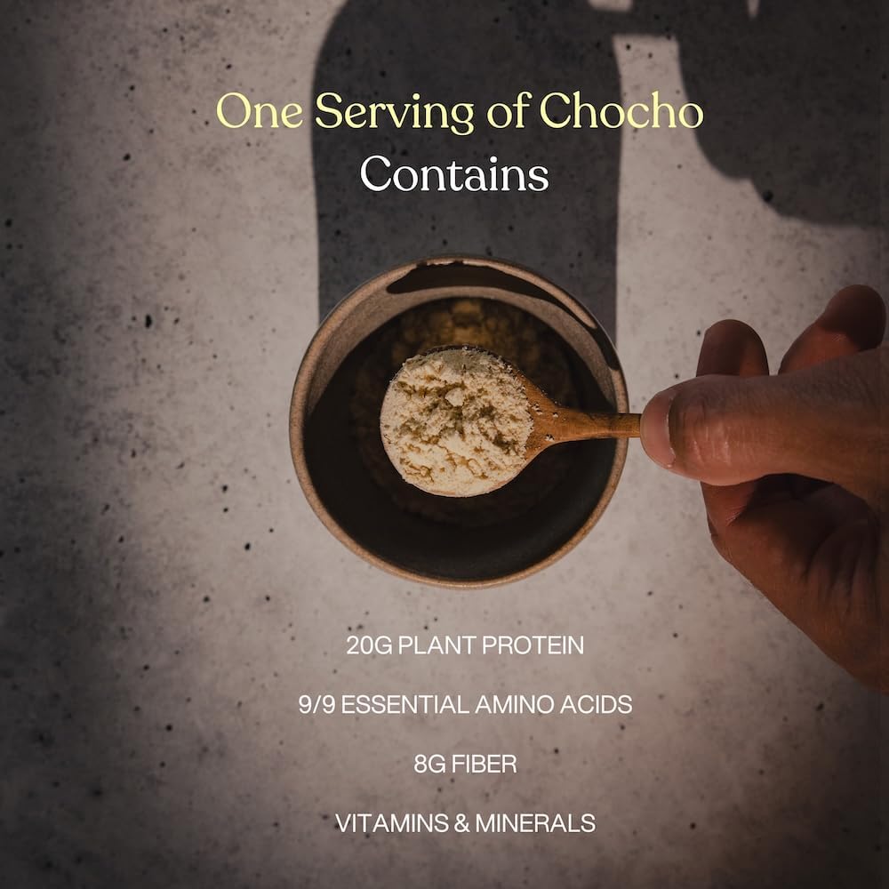 Mikuna Chocho Superfood Protein, Plant-Based Protein Powder, Travel Packs - Vegan, Gluten Free, 3g Net Carbs or Less, and Bioavailable, Non-Isolate (8 Servings, Vanilla)