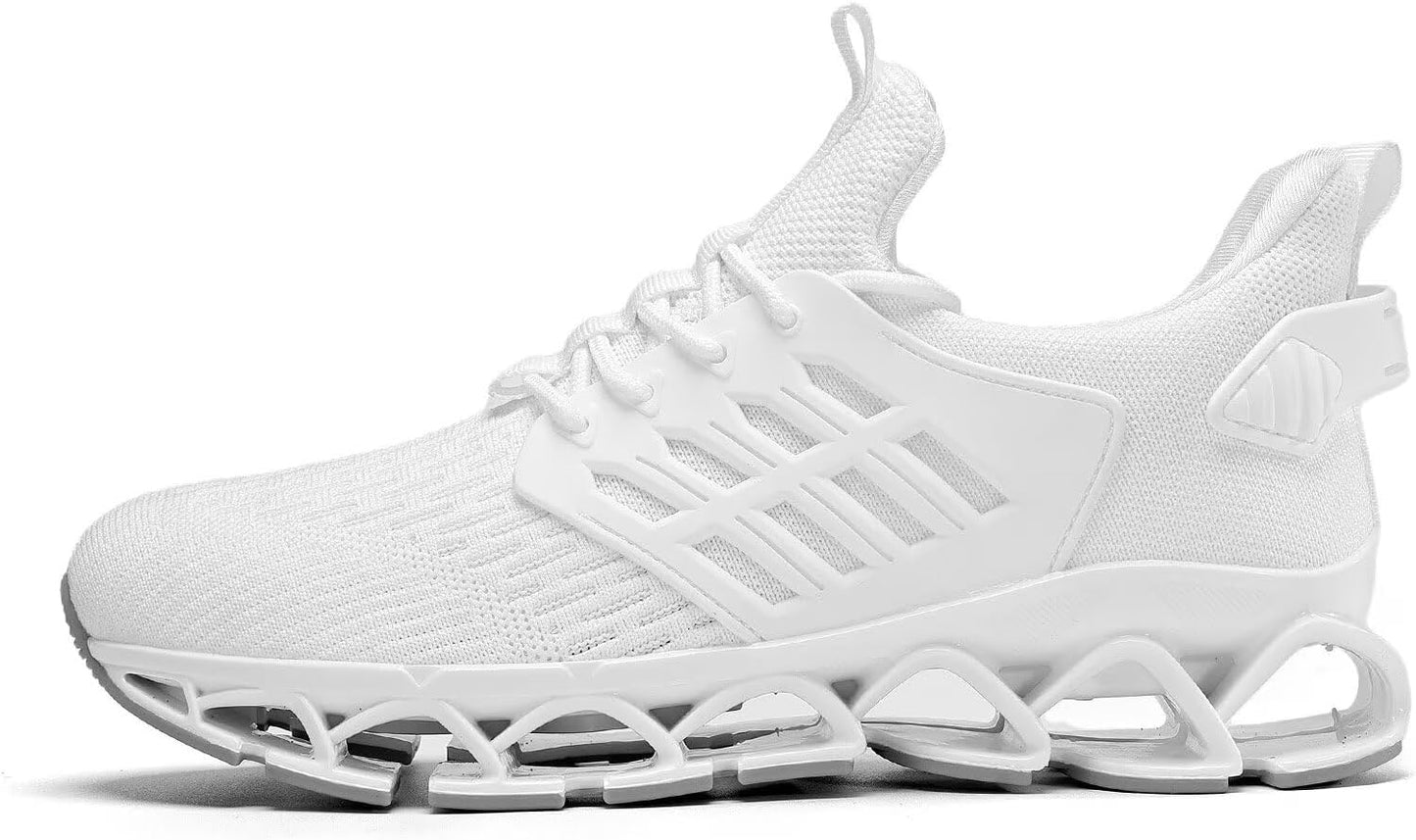 Mens Slip on Walking Running Shoes Blade Tennis Casual Fashion Sneakers Comfort Non Slip Work Sport Athletic Trainer