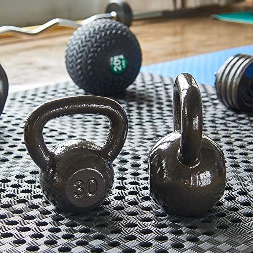 Kettlebell Cast Iron Solid Smooth Weights for Strength Training, Home Workout Gym, Training Kettlebells Sets for Women & Men
