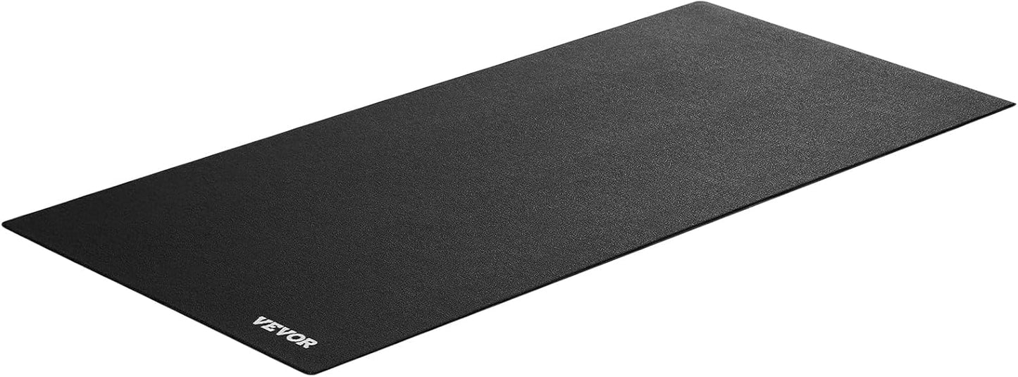 VEVOR Treadmill Mat for Carpet Floor, Exercise Equipment Mat for Treadmills, Stationary & Recumbent Bikes, High Density PVC Floor Protector Gym Mats, Waterproof and Non-Slip for Home Gym