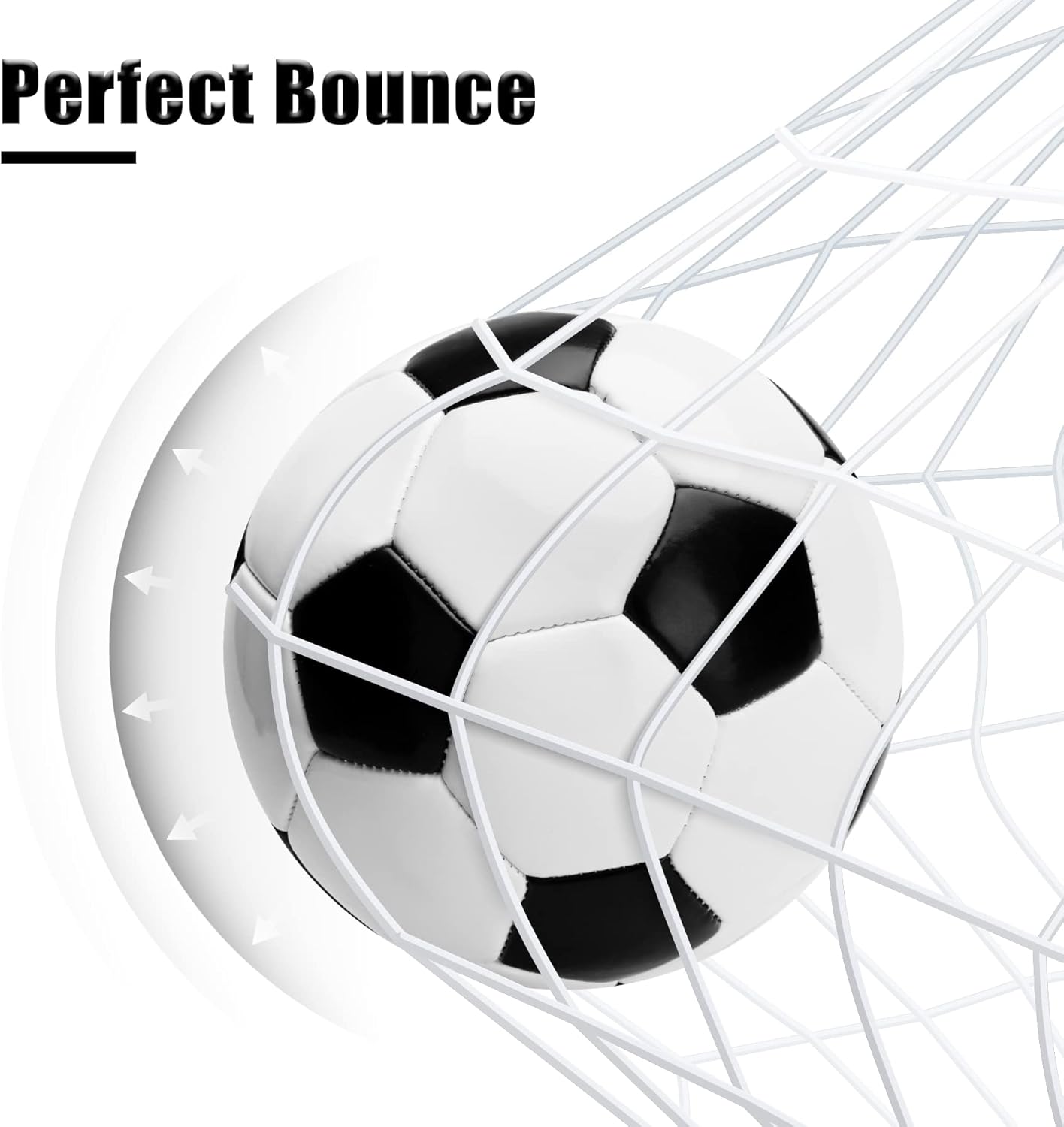 Soccer Ball Size 2 Size 3 Size 4 Size 5 with Pump - Single, 2 or 3 Pack - Official Size & Weight - Classic Indoor Outdoor Soccer Long-Lasting - Ideal Gift for Toddler Kids Boys Girls Youth Adult