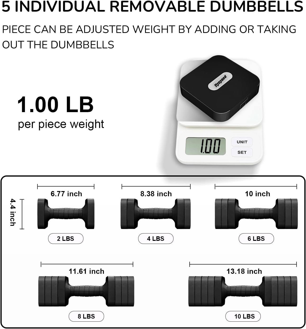 Adjustable Dumbbell Set for Women Men 16LB 20LB Hand Weights Dumbbells Sets Woman Exercise Fitness dumbbell Adjust dumbbells set of 2 for Home Gym Workout Strength Training Equipments