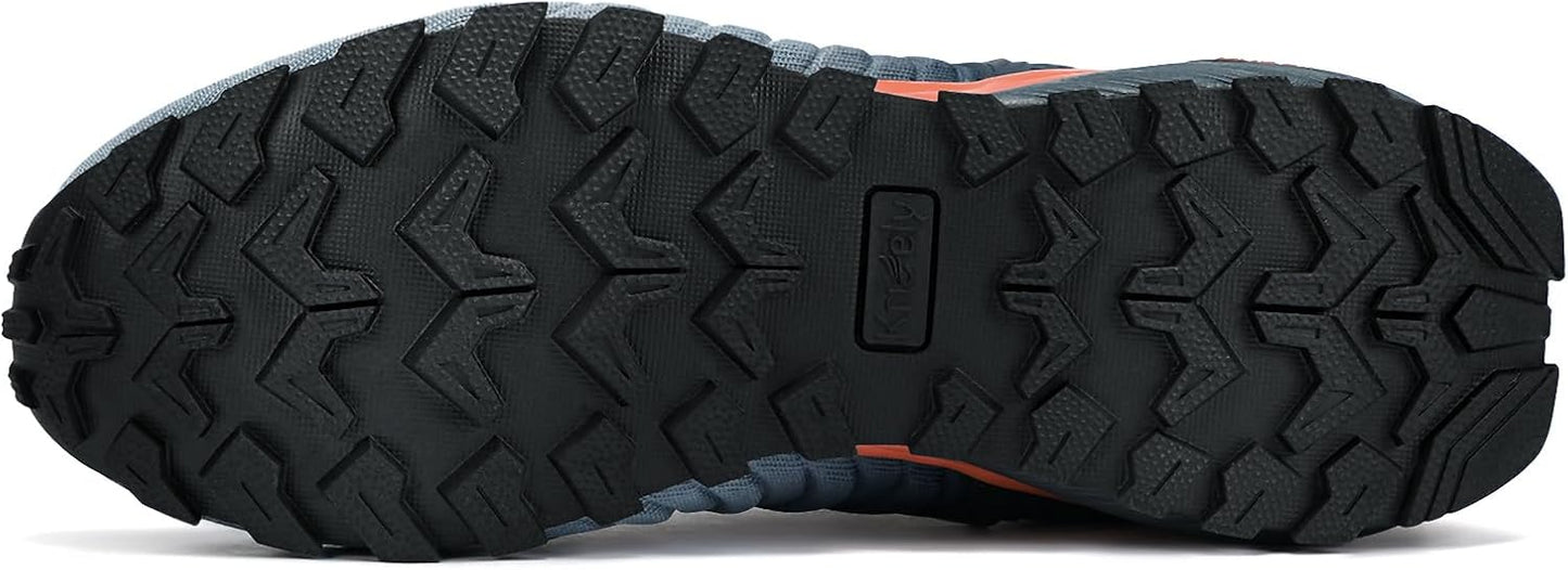 Kricely Men's Walking Shoes Breathable Lightweight Fashion Sneakers Non Slip Sport Gym Jogging Trail Running Shoes