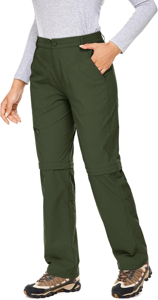 Women's Hiking Pants Convertible Zip Off Lightweight Quick Dry Outdoor Travel Camping Safari fising Pants