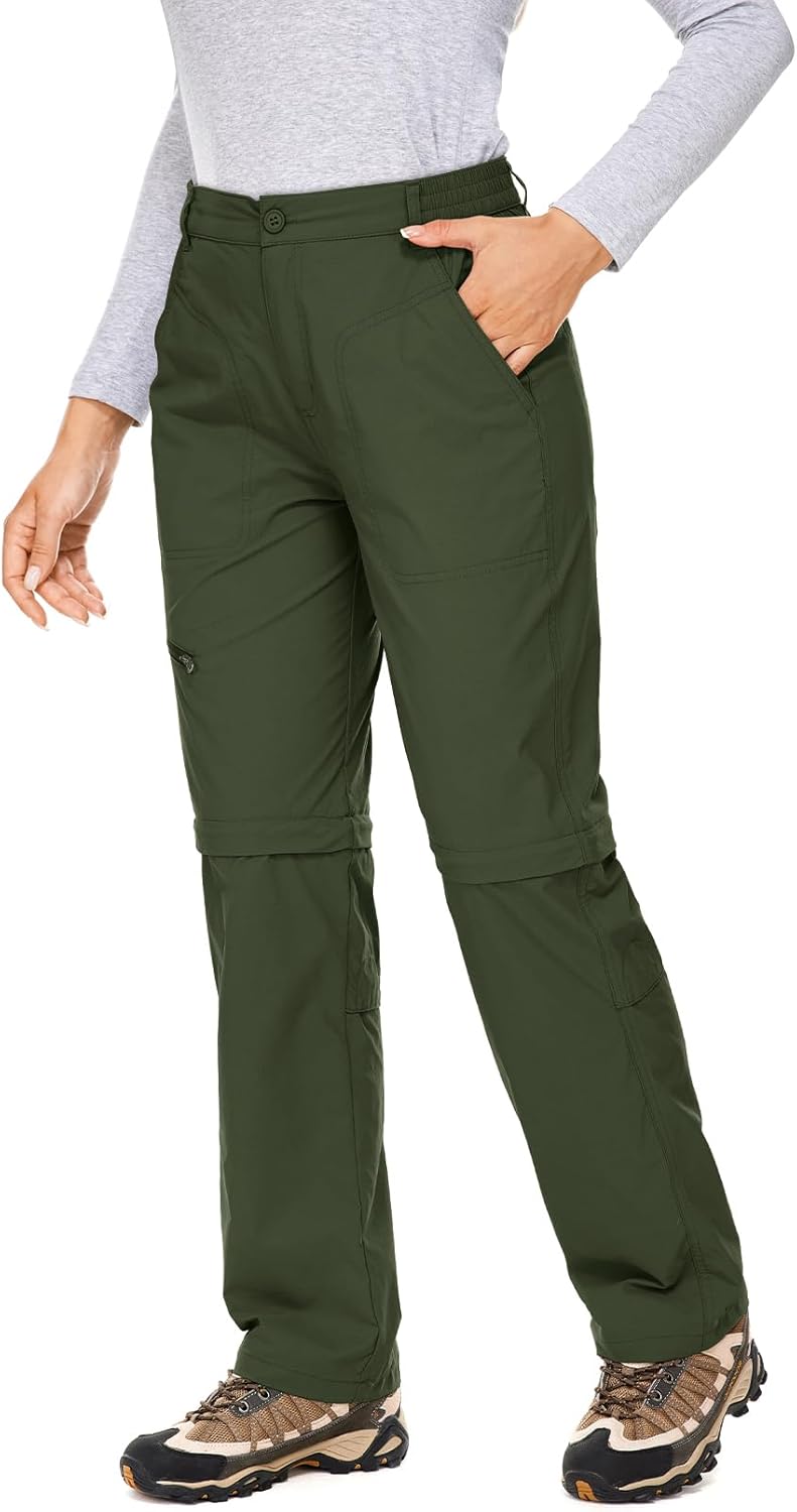 Women's Hiking Pants Convertible Zip Off Lightweight Quick Dry Outdoor Travel Camping Safari fising Pants