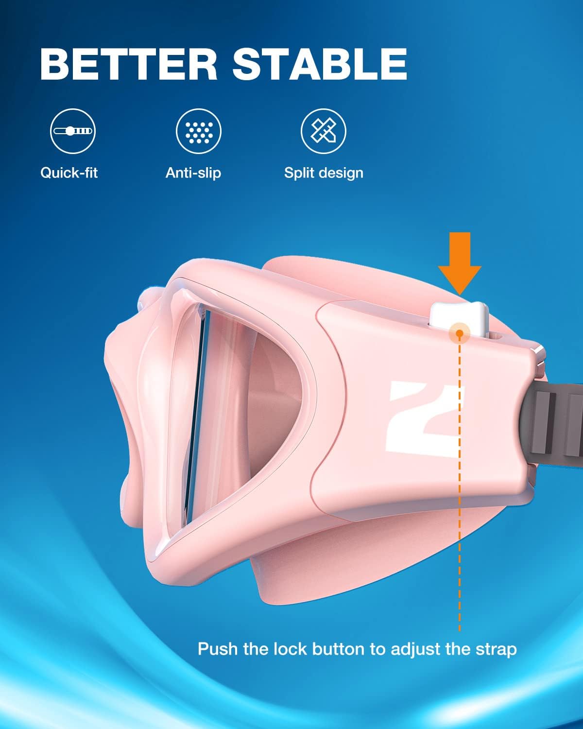 ZIONOR Swim Goggles, G1 SE Swimming Goggles Anti-fog for Adult Men Women